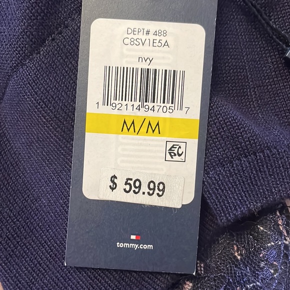 Vince Camuto sleeveless mini dress navy and pink - Picture 6 of 6